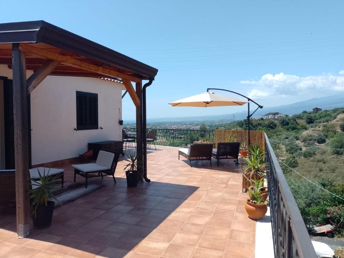 Апартаменты Flat With Panoramic Terrace And Private Pool Mt5X3 Таормина Экстерьер фото