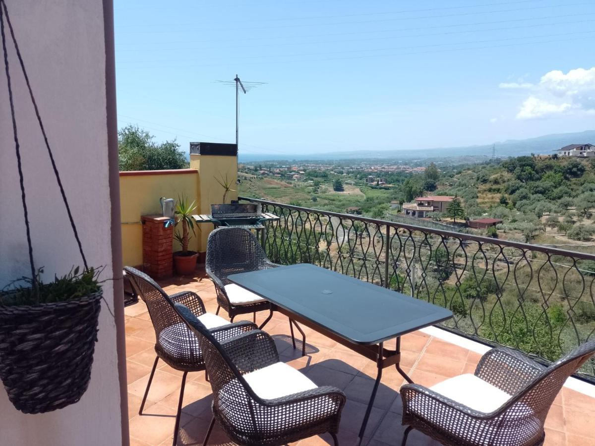 Апартаменты Flat With Panoramic Terrace And Private Pool Mt5X3 Таормина Экстерьер фото